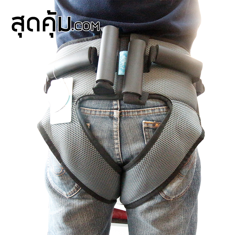 เข็มขัดพยุงตัวผู้ป่วย Safety Transfer Support Belt Free Size รุ่น AGES Belt Grey Leg